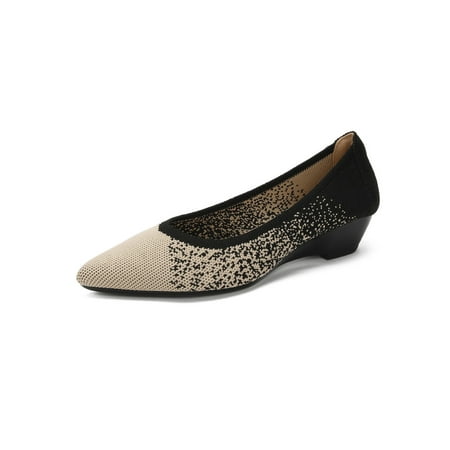 Tenmix Ladies Wedge Pumps Shoes Pointed Toe Heels Low Heel Dress Shoe Slip On Wedges Womens Fashion Non-Slip Gradient Black 5
Tenmix Ladies Wedge Pumps Shoes Pointed Toe Heels Low Heel Dress Shoe Slip On Wedges Womens Fashion Non-Slip Gradient Black 5