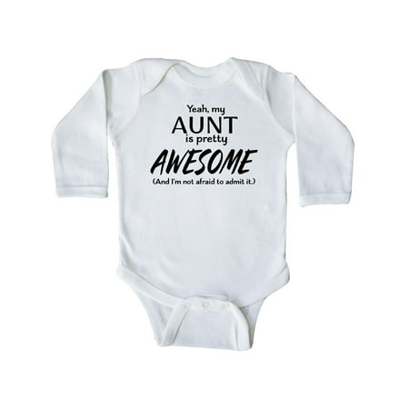 Inktastic Yeah My Aunt is Pretty Awesome Gift Baby Boy or Baby Girl Long Sleeve Bodysuit
Inktastic Yeah My Aunt is Pretty Awesome Gift Baby Boy or Baby Girl Long Sleeve Bodysuit