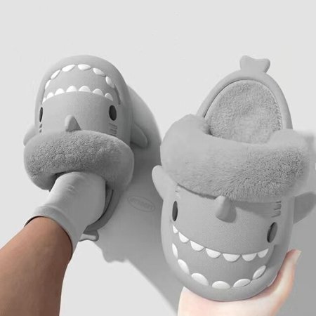 CoCopeaunt Women Winter Waterproof Slippers Cute Cartoon Shark Plush Slipper Men Warm Non-Slip Furry Home Shoes Indoor Outdoor Funny Slides
CoCopeaunt Women Winter Waterproof Slippers Cute Cartoon Shark Plush Slipper Men Warm Non-Slip Furry Home Shoes Indoor Outdoor Funny Slides