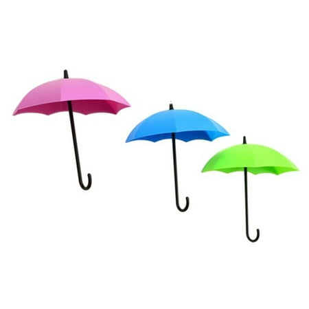 PEACNNG Hook 3Pcs Wall Rack Umbrella Shape Eco-friendly ABS Key Holder Hanger for Closet
PEACNNG Hook 3Pcs Wall Rack Umbrella Shape Eco-friendly ABS Key Holder Hanger for Closet