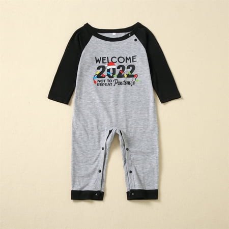 Parent-Children Christmas Pajamas Letters Long-Sleeves Tops with Plaid Pants Suit/Jumpsuit
Parent-Children Christmas Pajamas Letters Long-Sleeves Tops with Plaid Pants Suit/Jumpsuit