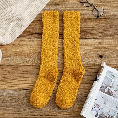Pxiakgy fall clothes for women 2022 Women Fuzzy Socks Winter Coral Socks Middle Cute Home Solid Calf Socks Yellow + One size
Pxiakgy fall clothes for women 2022 Women Fuzzy Socks Winter Coral Socks Middle Cute Home Solid Calf Socks Yellow + One size