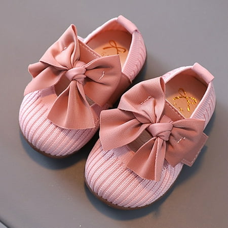 eczipvz Toddler Shoes Baby Shoes Fashion Single Shoes Children Princess Shoes Soft Soled Toddler Shoes Children Hard Sole Shoes for Baby Girl (Pink 6 Toddler)