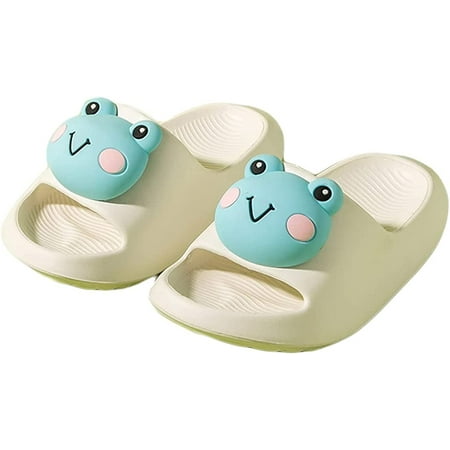 CoCopeaunts Kid s Slides Cute Frog Slides for Boys Girls Non-slip Summer Slippers Soft Open Toe Beach Slides 2023
CoCopeaunts Kid s Slides Cute Frog Slides for Boys Girls Non-slip Summer Slippers Soft Open Toe Beach Slides 2023