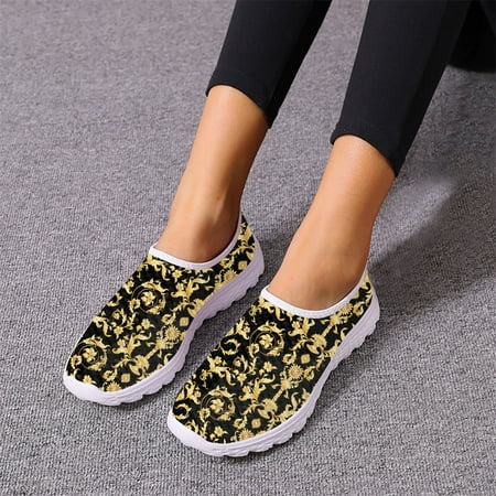 New Golden Balotte Pattern Ladies Spring Autumn Casual Sneakers Lightweight Mesh Shock Absorbing Running Shoes Non-Slip Footwear
New Golden Balotte Pattern Ladies Spring Autumn Casual Sneakers Lightweight Mesh Shock Absorbing Running Shoes Non-Slip Footwear