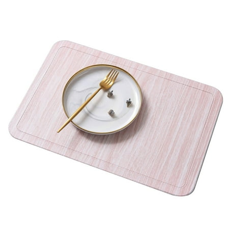 HEVIRGO 45x30cm Faux Leather Antiskid Bowl Dish Placemat Heat Insulated Dinner Table Mat Faux Leather
HEVIRGO 45x30cm Faux Leather Antiskid Bowl Dish Placemat Heat Insulated Dinner Table Mat Faux Leather