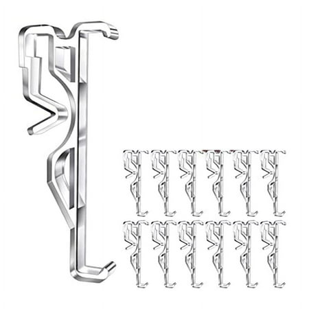 Valance Clips Clear Plastic Valance Clips for Blinds Window Blind Clips for Horizontal Blind Valance (12 PCS)
Valance Clips Clear Plastic Valance Clips for Blinds Window Blind Clips for Horizontal Blind Valance (12 PCS)