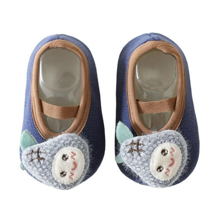 1 Pair Toddler Shoes Soft Sole Cozy Lovely Non-slip Fruit Design Daily Wearing Lamb Fleece Boys And Girls Cartoon Pattern Toddler Shoes Socks for Winter Blue
1 Pair Toddler Shoes Soft Sole Cozy Lovely Non-slip Fruit Design Daily Wearing Lamb Fleece Boys And Girls Cartoon Pattern Toddler Shoes Socks for Winter Blue