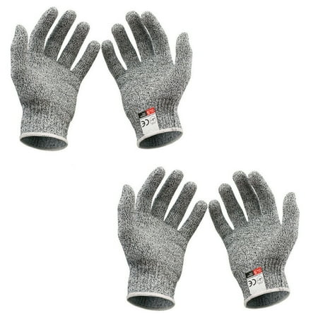US 2-4 Pairs Butcher Gloves Cut Resistant Stab Proof Anti-Scratch L5 Protection