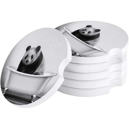 KXMDXA Bathtub Panda Black White Set of 2 Car Coaster for Drinks Absorbent Ceramic Stone Coasters Cup Mat with Cork Base for Home Kitchen Room Coffee Table Bar Decor
KXMDXA Bathtub Panda Black White Set of 2 Car Coaster for Drinks Absorbent Ceramic Stone Coasters Cup Mat with Cork Base for Home Kitchen Room Coffee Table Bar Decor