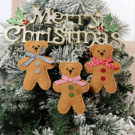 TANGNADE Christmas Party Decoration Christmas Tree Christmas Cartoon Pendant Bear Pendant Set Christmas Supplies
TANGNADE Christmas Party Decoration Christmas Tree Christmas Cartoon Pendant Bear Pendant Set Christmas Supplies