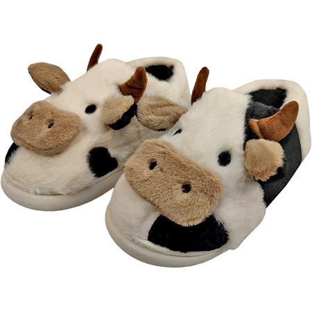 PIKADINGNIS Cartoon Cow Fuzzy Slippers Winter Warm Wrap Heel Cotton Slippers for Women Girls
PIKADINGNIS Cartoon Cow Fuzzy Slippers Winter Warm Wrap Heel Cotton Slippers for Women Girls