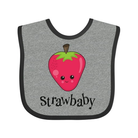 Inktastic Cute Strawberry Strawbaby Gift Baby Boy or Baby Girl Bib