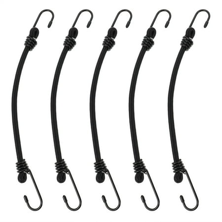5pcs Elastic Bungee Cords Hooks Bungee Ropes Straps Luggage Fixing Belt