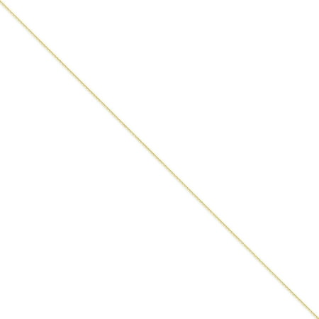 14kt Yellow Gold .95mm Diamond-Cut Cable Chain