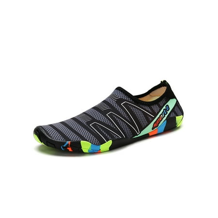 Rockomi Unisex Aqua Socks Slip On Beach Shoe Quick Dry Water Shoes Womens Mens Breathable Anti-Slip Flats Lightweight Barefoot Sneakers Gray 3Y
Rockomi Unisex Aqua Socks Slip On Beach Shoe Quick Dry Water Shoes Womens Mens Breathable Anti-Slip Flats Lightweight Barefoot Sneakers Gray 3Y
