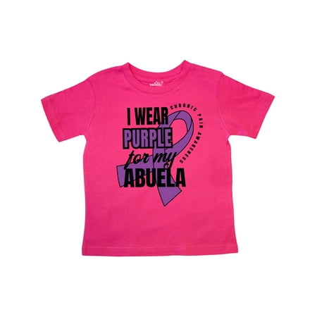 Inktastic Chronic Pain I Wear Purple For My Abuela Gift Toddler Boy or Toddler Girl T-Shirt
Inktastic Chronic Pain I Wear Purple For My Abuela Gift Toddler Boy or Toddler Girl T-Shirt