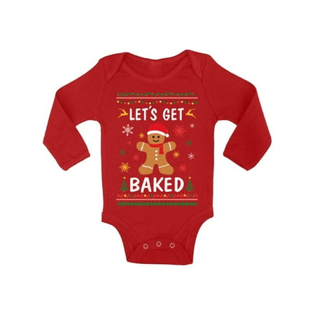 Awkward Styles Ugly Christmas Baby Outfit Bodysuit Xmas Gingerbread Man Baby Romper
Awkward Styles Ugly Christmas Baby Outfit Bodysuit Xmas Gingerbread Man Baby Romper