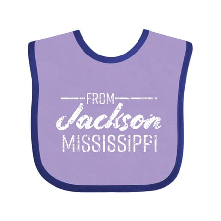 Inktastic From Jackson Mississippi in White Distressed Text Gift Baby Boy or Baby Girl Bib
Inktastic From Jackson Mississippi in White Distressed Text Gift Baby Boy or Baby Girl Bib