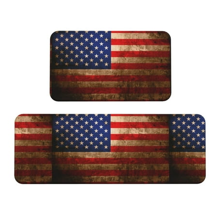 Kitchen Floor Mat 2 Sets Of Anti-Fouling Absorbent Quick-Drying Floor Mat For Kitchen Door Mat Laundry Room Restaurant Office Farm Antique Flag America 4th July
Kitchen Floor Mat 2 Sets Of Anti-Fouling Absorbent Quick-Drying Floor Mat For Kitchen Door Mat Laundry Room Restaurant Office Farm Antique Flag America 4th July
