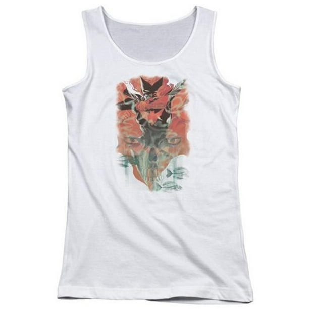 Trevco Batman-Batwoman No.1 - Juniors Tank Top - White, Small