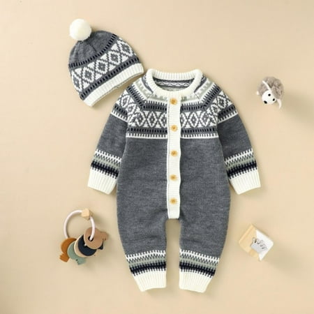 Xinhuaya Newborn Baby Knitted Sweater Jumpsuits Autumn Christmas Sweater With Hat Outfits Long Sleeve Overalls Soft Warm Romper Wear
Xinhuaya Newborn Baby Knitted Sweater Jumpsuits Autumn Christmas Sweater With Hat Outfits Long Sleeve Overalls Soft Warm Romper Wear