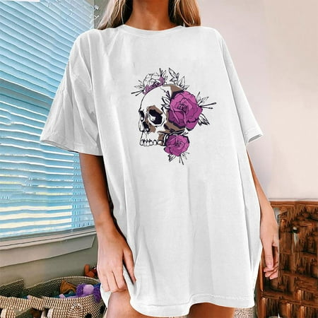 matoen Women s Vintage Drop Sleeves Halloween Printed Pattern Casual Short Sleeve Tops
matoen Women s Vintage Drop Sleeves Halloween Printed Pattern Casual Short Sleeve Tops