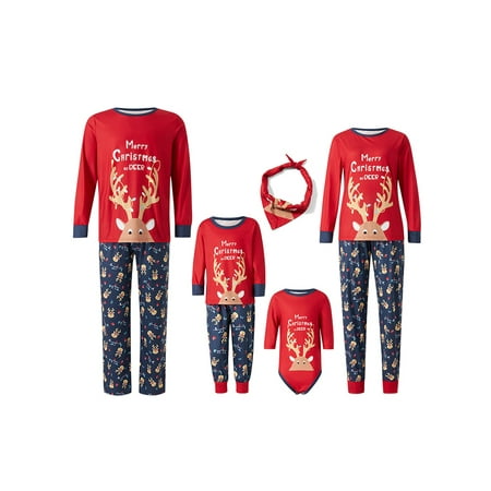 Family Christmas Matching Pajamas Set Elk Xmas Pjs Sleepwear for Adults Kids Baby Dog
Family Christmas Matching Pajamas Set Elk Xmas Pjs Sleepwear for Adults Kids Baby Dog