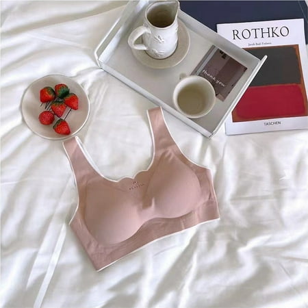 Sexy Latex Bra Seamless Women Underwear No Steel Ring Push Up Bralette With Pad Vest Top Seamless Latex Bra Underwear L Pink
Sexy Latex Bra Seamless Women Underwear No Steel Ring Push Up Bralette With Pad Vest Top Seamless Latex Bra Underwear L Pink