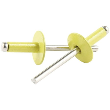 Lg Hd Rivet Yellow Alum 250pk