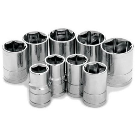 Performance Tools W32002 9 Piece 1/2in. Drive Sae Socket Set