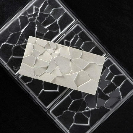 Pavoni Chocolate-Bar/Candy-Bar Mold with 3 Cavities Each 155mm x 77mm x 10mm High Crush
Pavoni Chocolate-Bar/Candy-Bar Mold with 3 Cavities Each 155mm x 77mm x 10mm High Crush