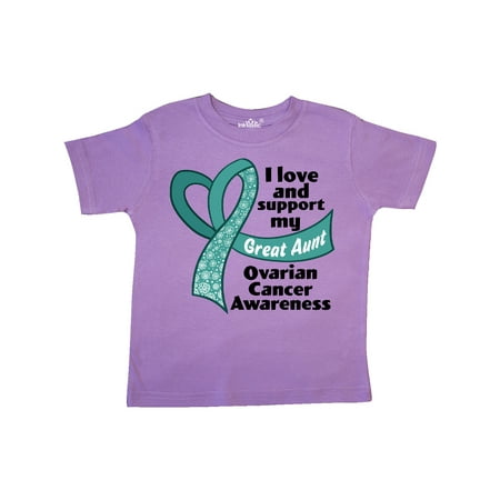 Inktastic Ovarian Cancer Awareness I Love and Support My Great Aunt Gift Toddler Boy or Toddler Girl T-Shirt
Inktastic Ovarian Cancer Awareness I Love and Support My Great Aunt Gift Toddler Boy or Toddler Girl T-Shirt