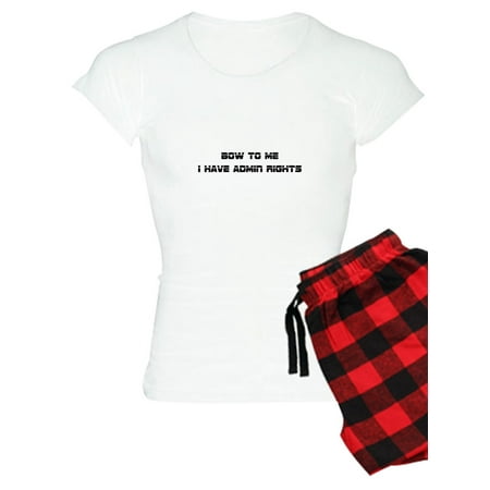CafePress - Admin Rights Pajamas - Women s Light Pajamas