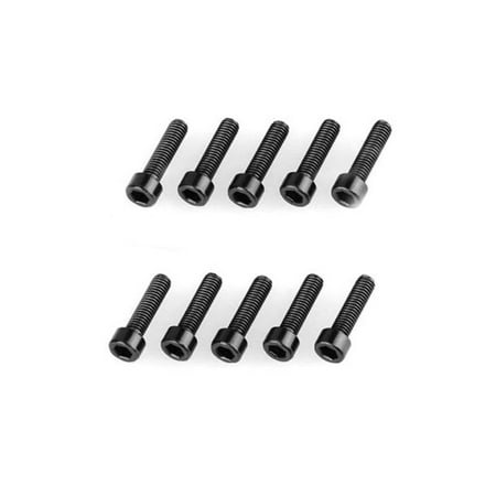 HobbyStar Aluminum Socket Head Screw M3X8 Black 10 Pack