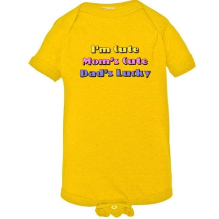 PleaseMeTees™ Baby Im Cute Mommys Cute Daddys Lucky Funny Gift HQ Jumpsuit
PleaseMeTees™ Baby Im Cute Mommys Cute Daddys Lucky Funny Gift HQ Jumpsuit