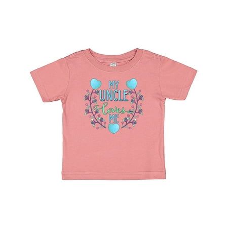 Inktastic My Uncle Loves Me with Flowers and Hearts Gift Baby Boy or Baby Girl T-Shirt
Inktastic My Uncle Loves Me with Flowers and Hearts Gift Baby Boy or Baby Girl T-Shirt