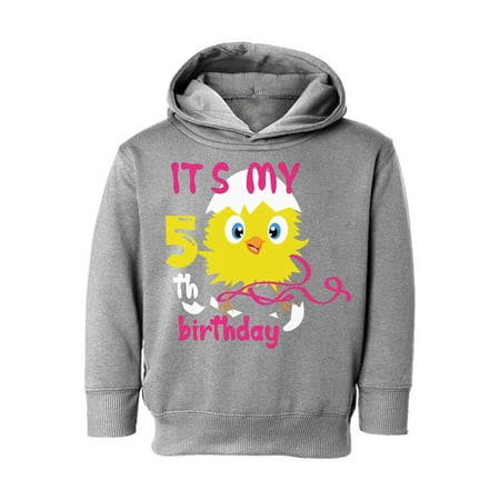 Awkward Styles 5th Birthday Hoodie It s My Fifth Birthday Chick Toddler Hooded Sweatshirt for Girls
Awkward Styles 5th Birthday Hoodie It s My Fifth Birthday Chick Toddler Hooded Sweatshirt for Girls