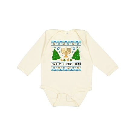 Inktastic My 1st Chrismukkah Sweater Style with Menorah and Trees Gift Baby Boy or Baby Girl Long Sleeve Bodysuit
Inktastic My 1st Chrismukkah Sweater Style with Menorah and Trees Gift Baby Boy or Baby Girl Long Sleeve Bodysuit