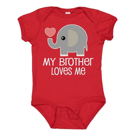 Inktastic My Brother Loves Me Elephant Gift Baby Boy or Baby Girl Bodysuit
Inktastic My Brother Loves Me Elephant Gift Baby Boy or Baby Girl Bodysuit