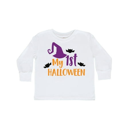 Inktastic My First Halloween Witch Hat Bats - Purple Black Gift Toddler Boy or Toddler Girl Long Sleeve T-Shirt
Inktastic My First Halloween Witch Hat Bats - Purple Black Gift Toddler Boy or Toddler Girl Long Sleeve T-Shirt