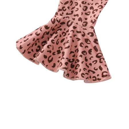 IZhansean Infant Toddler Baby Girl Pants Bell Bottoms Long Leopard Flared Trousers Casual Fall Winter Clothes Pink 0-6 Months
IZhansean Infant Toddler Baby Girl Pants Bell Bottoms Long Leopard Flared Trousers Casual Fall Winter Clothes Pink 0-6 Months