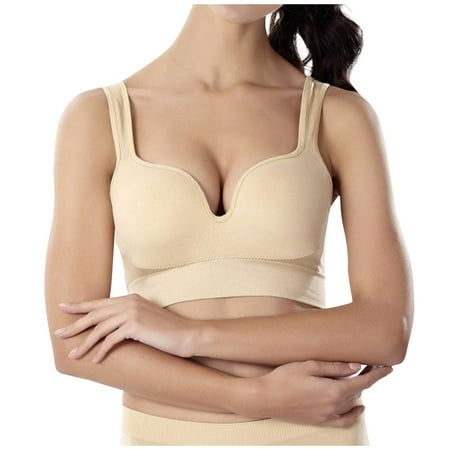 XHJUN Women Full-Coverage Bra Lightly Lined Wireless Smoothing T-Shirt Bra With Push Up Basic Demi Bra Comfort Padded Bras
XHJUN Women Full-Coverage Bra Lightly Lined Wireless Smoothing T-Shirt Bra With Push Up Basic Demi Bra Comfort Padded Bras