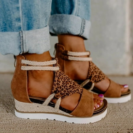 Tuscom Women’s Wedge Heel Open Toe Fish Mouth Foreign Trade Roman Style Sandals Shoes
Tuscom Women’s Wedge Heel Open Toe Fish Mouth Foreign Trade Roman Style Sandals Shoes
