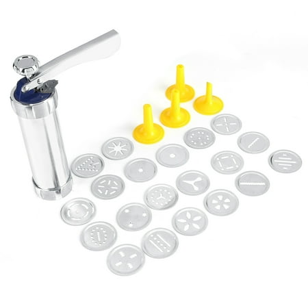 Garosa Cookie Maker Kit with 4 Nozzles 20 Molds DIY Biscuits Making Pump Press Tool Stainless Steel Durable Resuable Cookie Molds
Garosa Cookie Maker Kit with 4 Nozzles 20 Molds DIY Biscuits Making Pump Press Tool Stainless Steel Durable Resuable Cookie Molds