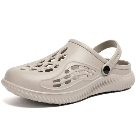 Lopsie men s garden shoes casual hole shoes breathable outdoor wading khaki sandals US size 10.5
Lopsie men s garden shoes casual hole shoes breathable outdoor wading khaki sandals US size 10.5