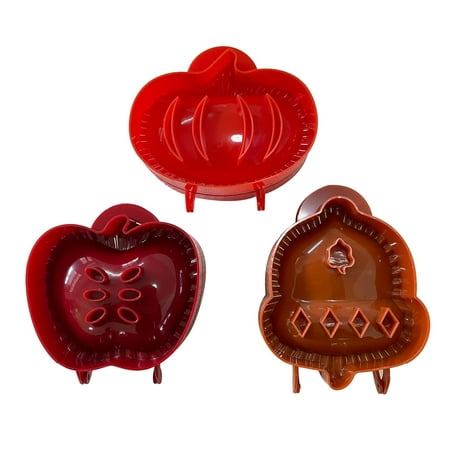 ZENTREE 3 pcs Durable Cupcake Mold 3D Wide Application DIY Mini Apples Filbert-Shape
ZENTREE 3 pcs Durable Cupcake Mold 3D Wide Application DIY Mini Apples Filbert-Shape