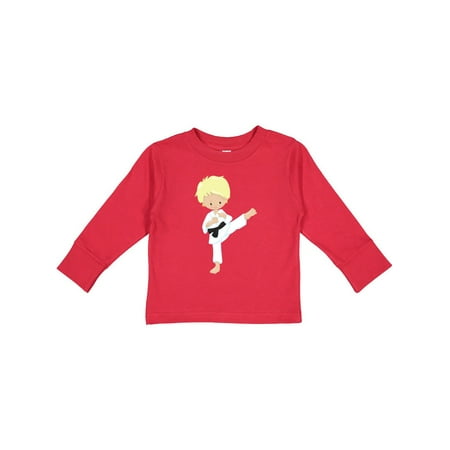 Inktastic Cute Boy Blond Hair Karate Pose Black Belt Gift Toddler Boy Girl Long Sleeve T-Shirt
Inktastic Cute Boy Blond Hair Karate Pose Black Belt Gift Toddler Boy Girl Long Sleeve T-Shirt
