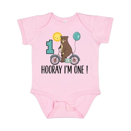 Inktastic 1st Birthday Bear on Bicycle 1 Year Old Gift Baby Boy or Baby Girl Bodysuit
Inktastic 1st Birthday Bear on Bicycle 1 Year Old Gift Baby Boy or Baby Girl Bodysuit