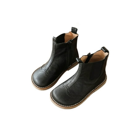 Kesitin Child Slip Resistant Round Toe Shoes Party Casual Chelsea Boots Waterproof Zipper Leather Boot Black Plush Lining 12C
Kesitin Child Slip Resistant Round Toe Shoes Party Casual Chelsea Boots Waterproof Zipper Leather Boot Black Plush Lining 12C